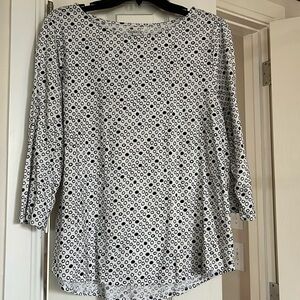 Chico’s Black and White Ultimate Tee